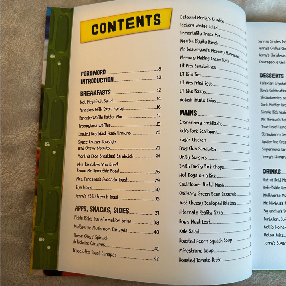 Rick & Morty cookbook - Picture 3 of 5